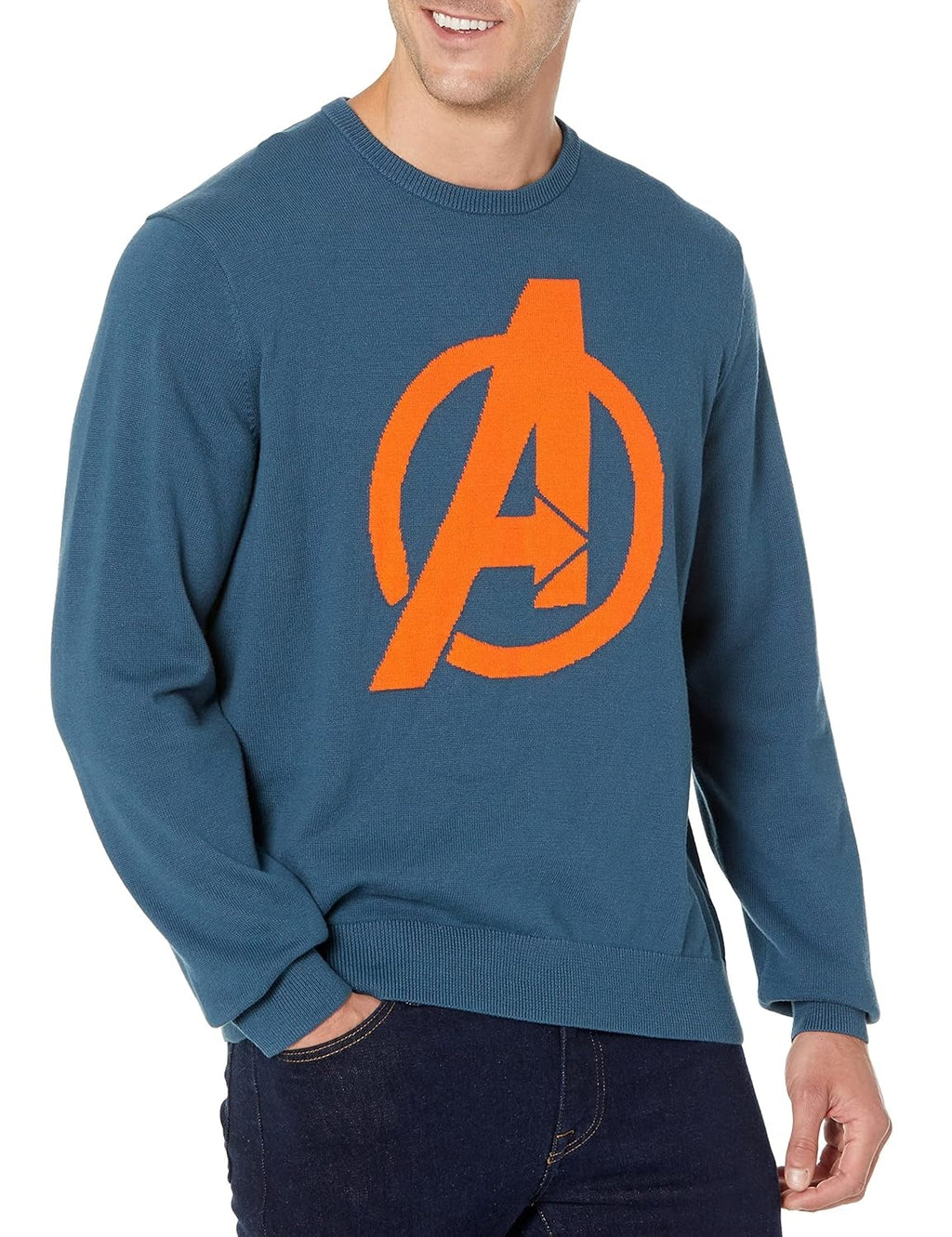 AMAZON ESSENTIALS Pulover Avengers Logo barbati