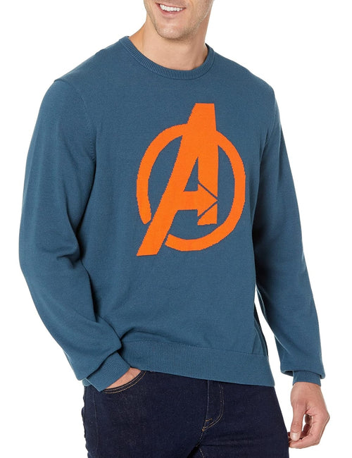 AMAZON ESSENTIALS Pulover Avengers Logo barbati