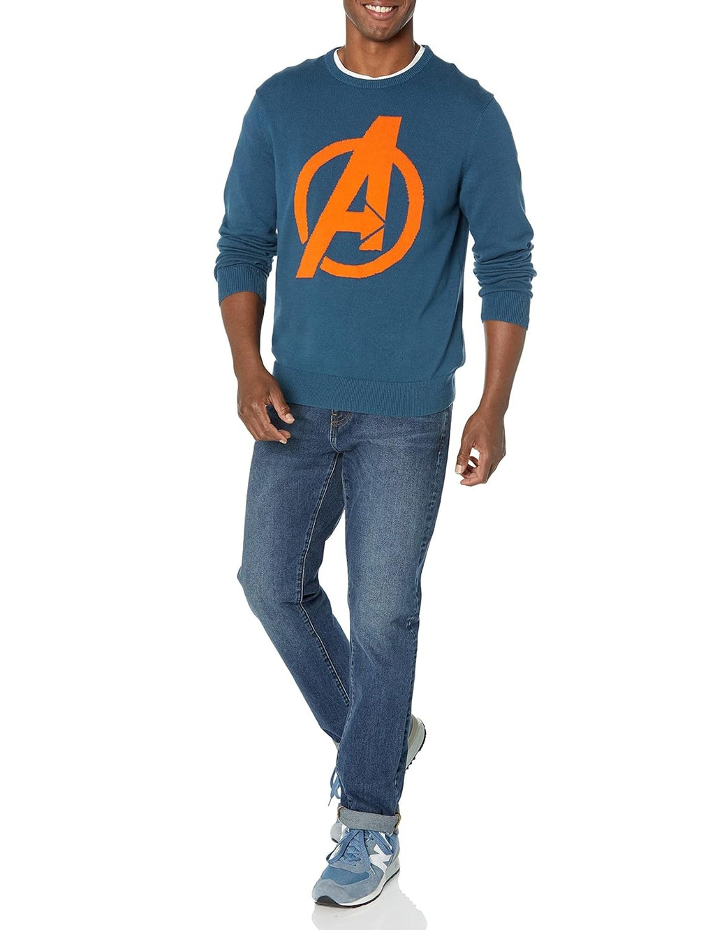 AMAZON ESSENTIALS Pulover Avengers Logo barbati