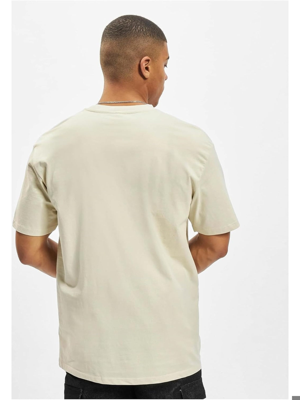 MISTER TEE Tricou imprimeu PRAY Oversize bej barbati