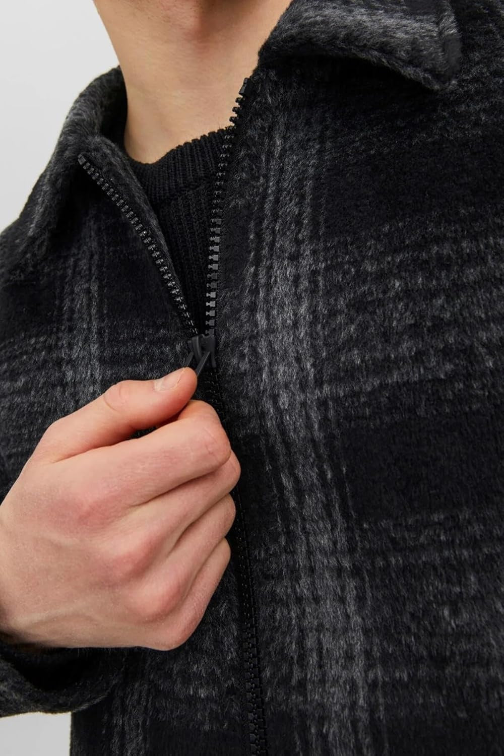 JACK & JONES Jacheta fleece Lunar barbati
