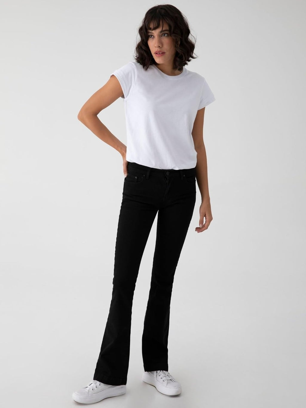 LTB Jeans  fallon negru-wash 25W 30L femei