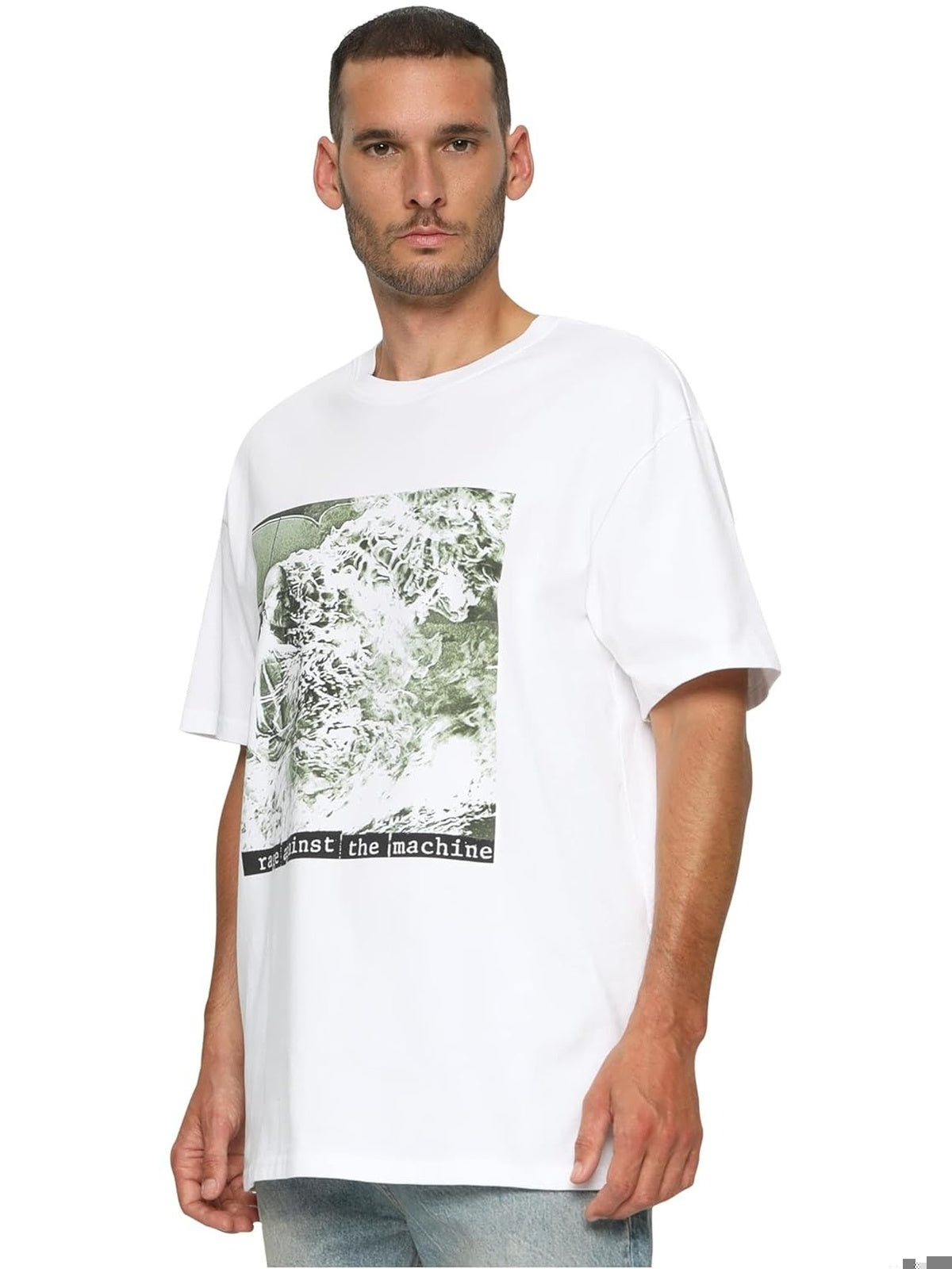 MISTER Tee Tricou MT2471-RAGE Against The Machine Oversize Tee barbati