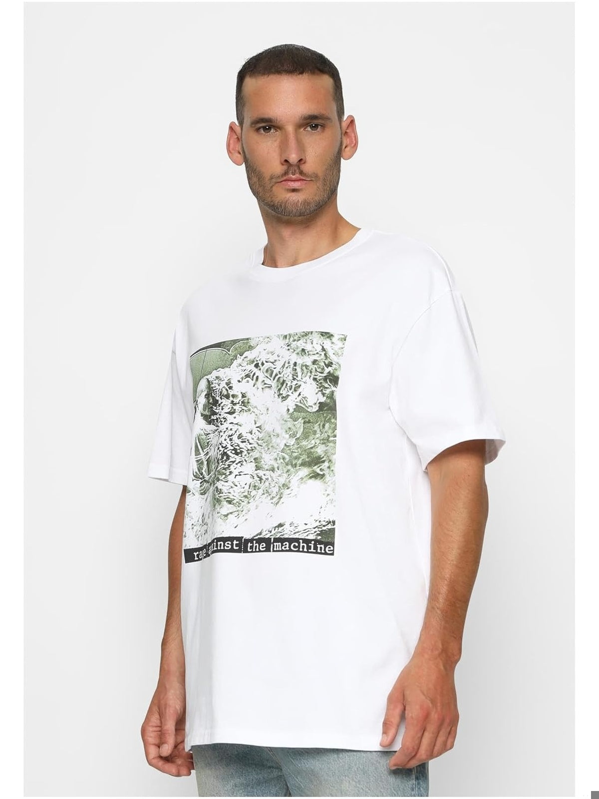 MISTER Tee Tricou MT2471-RAGE Against The Machine Oversize Tee barbati