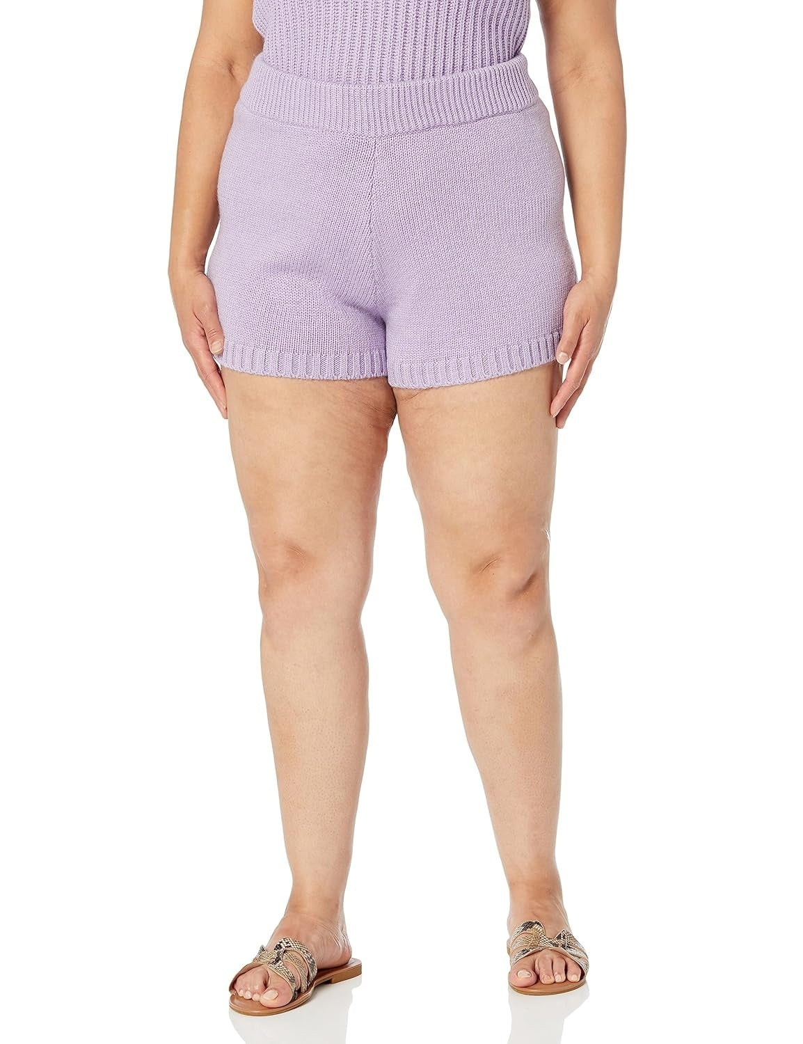 THE DROP Pantaloni scurti tricot Adrienne femei
