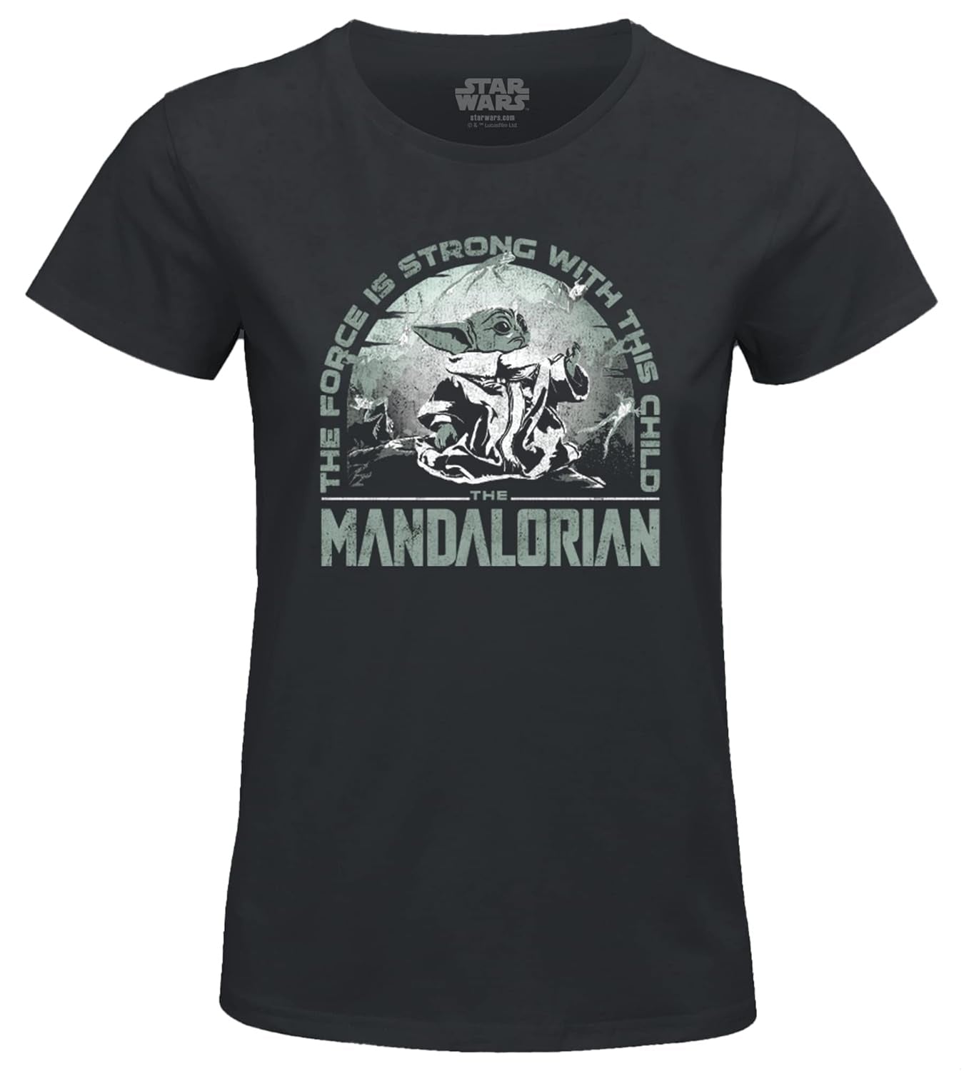 STAR WARS Tricou Force cu Baby Yoda femei