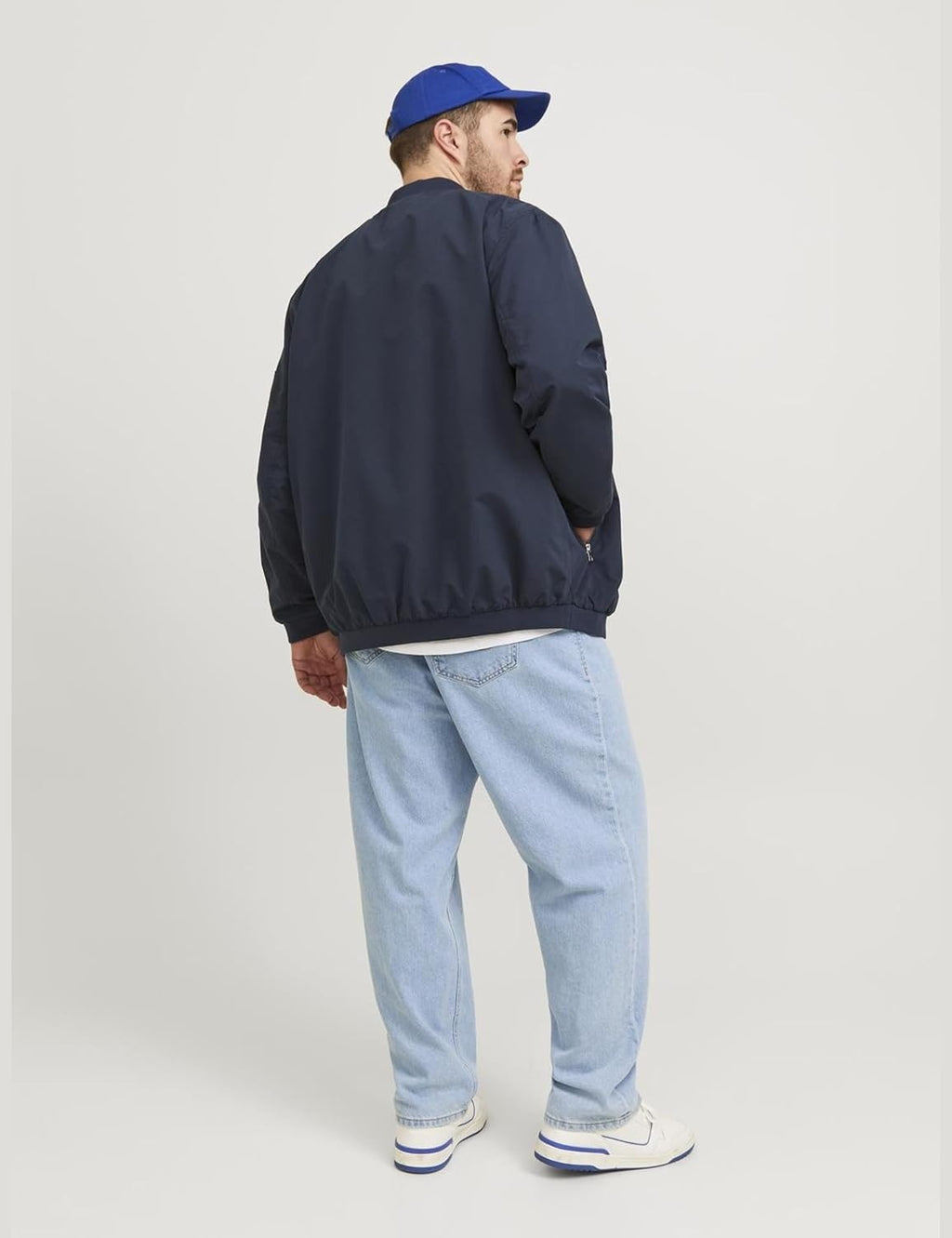 JACK & JONES Jeans pantaloni albastru barbati