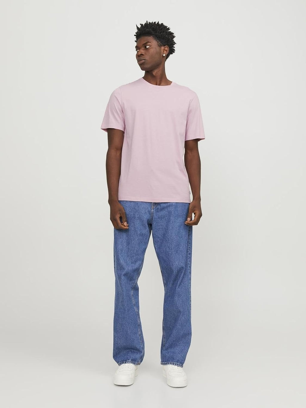 JACK & JONES Tricou roz barbati