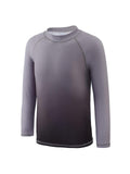 TRICOU De inot baieti cu maneca lunga gri