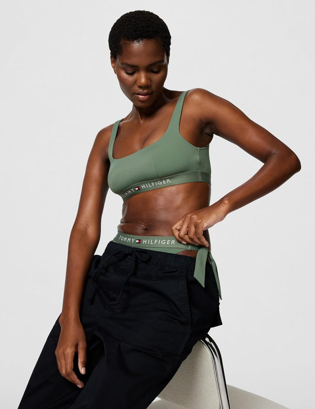 TOMMY HILFIGER Top bikini Bralette fara captuseala femei