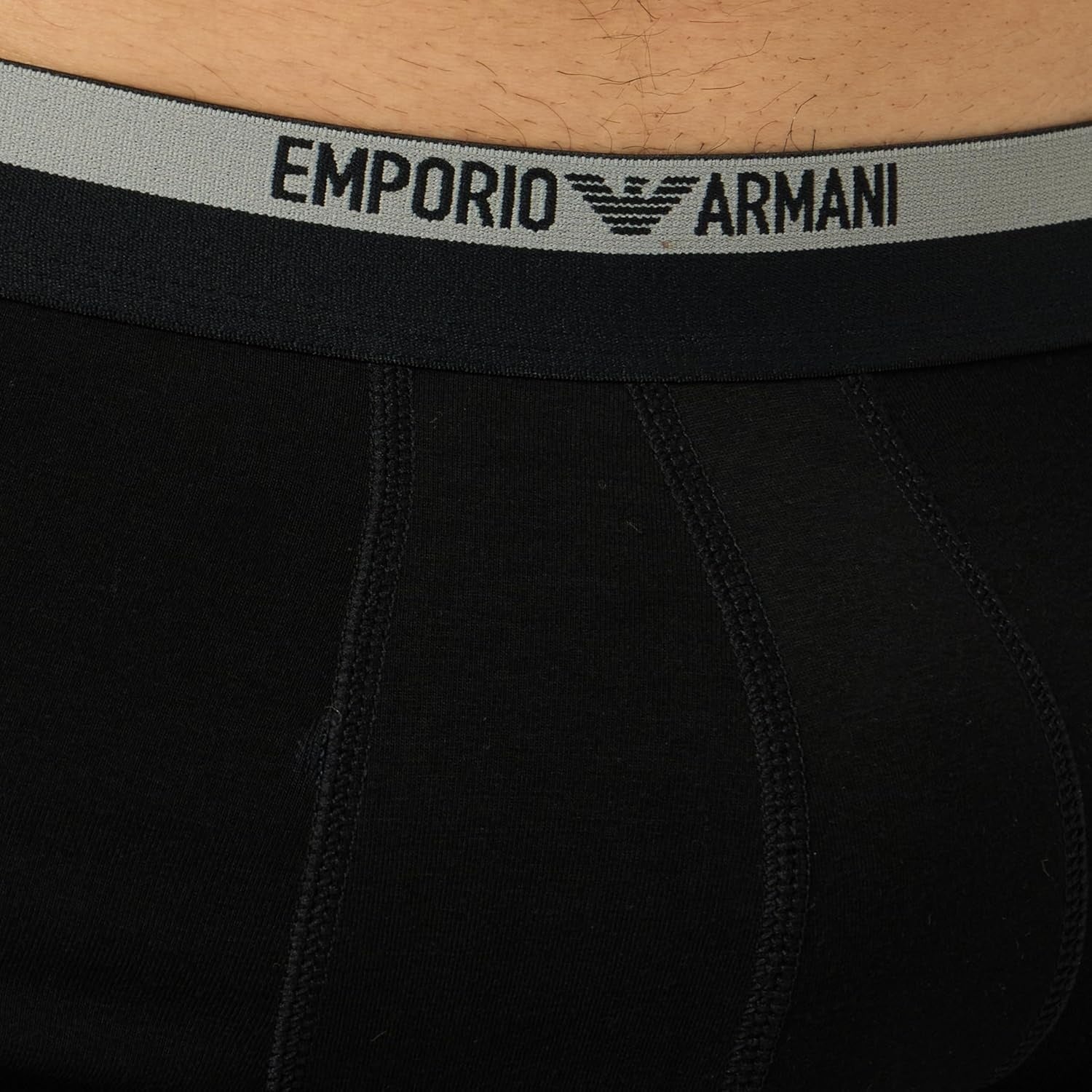 EMPORIO ARMANI Boxeri Trunk Stretch din bumbac cu logo barbati