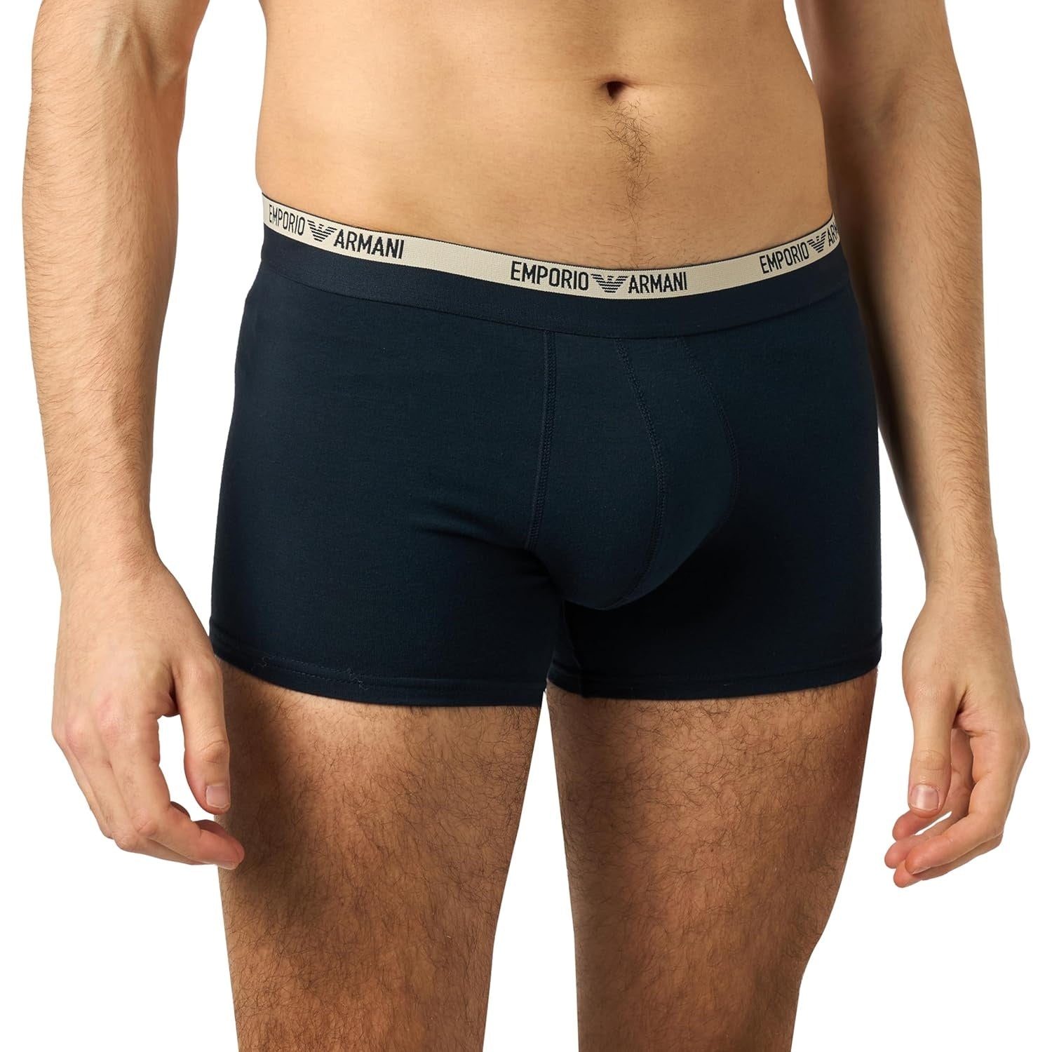 EMPORIO ARMANI Boxeri Trunk Stretch din bumbac cu logo barbati