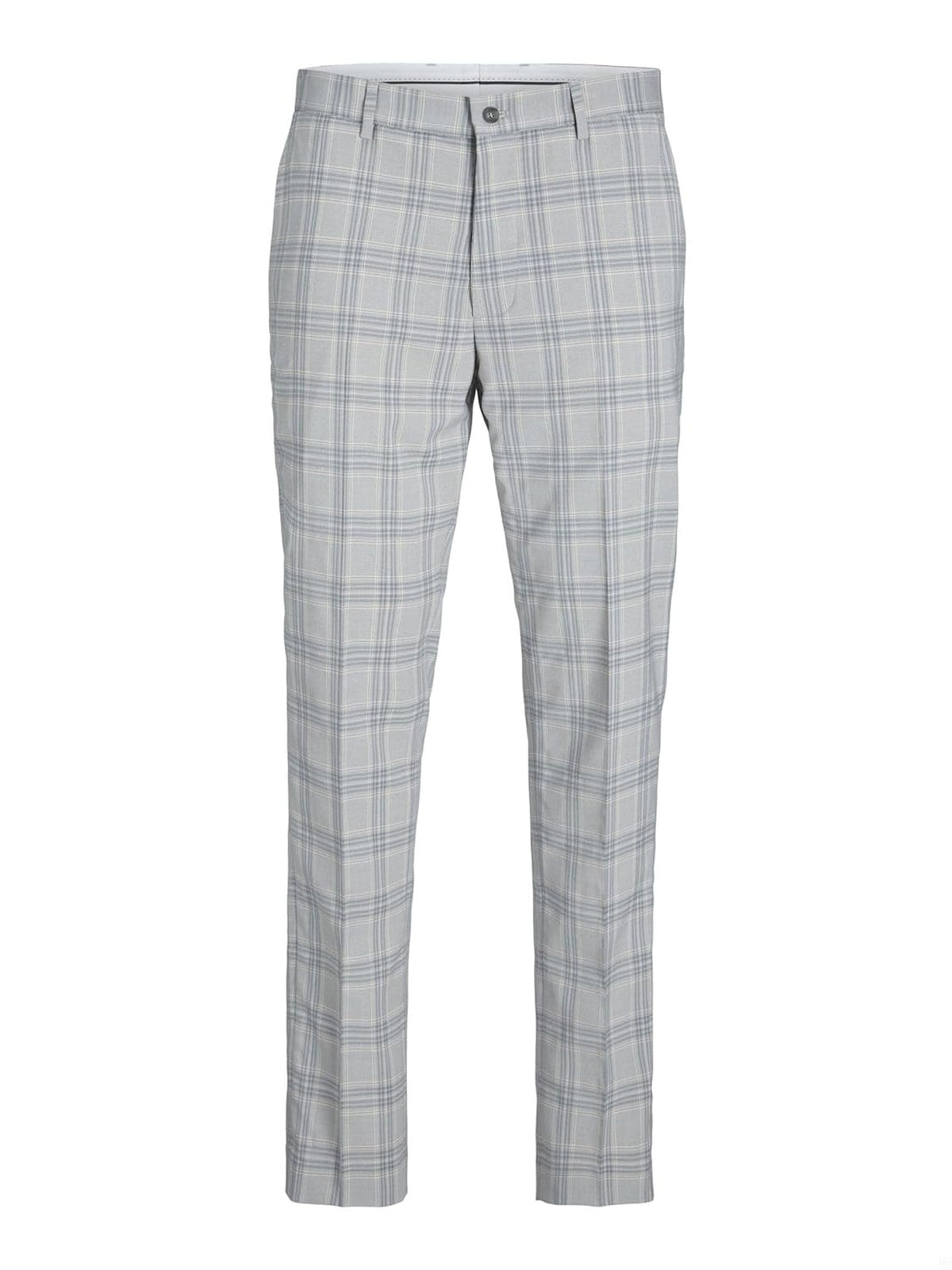 JACK & JONES Pantaloni slim fit chino eleganti gri/carouri barbati