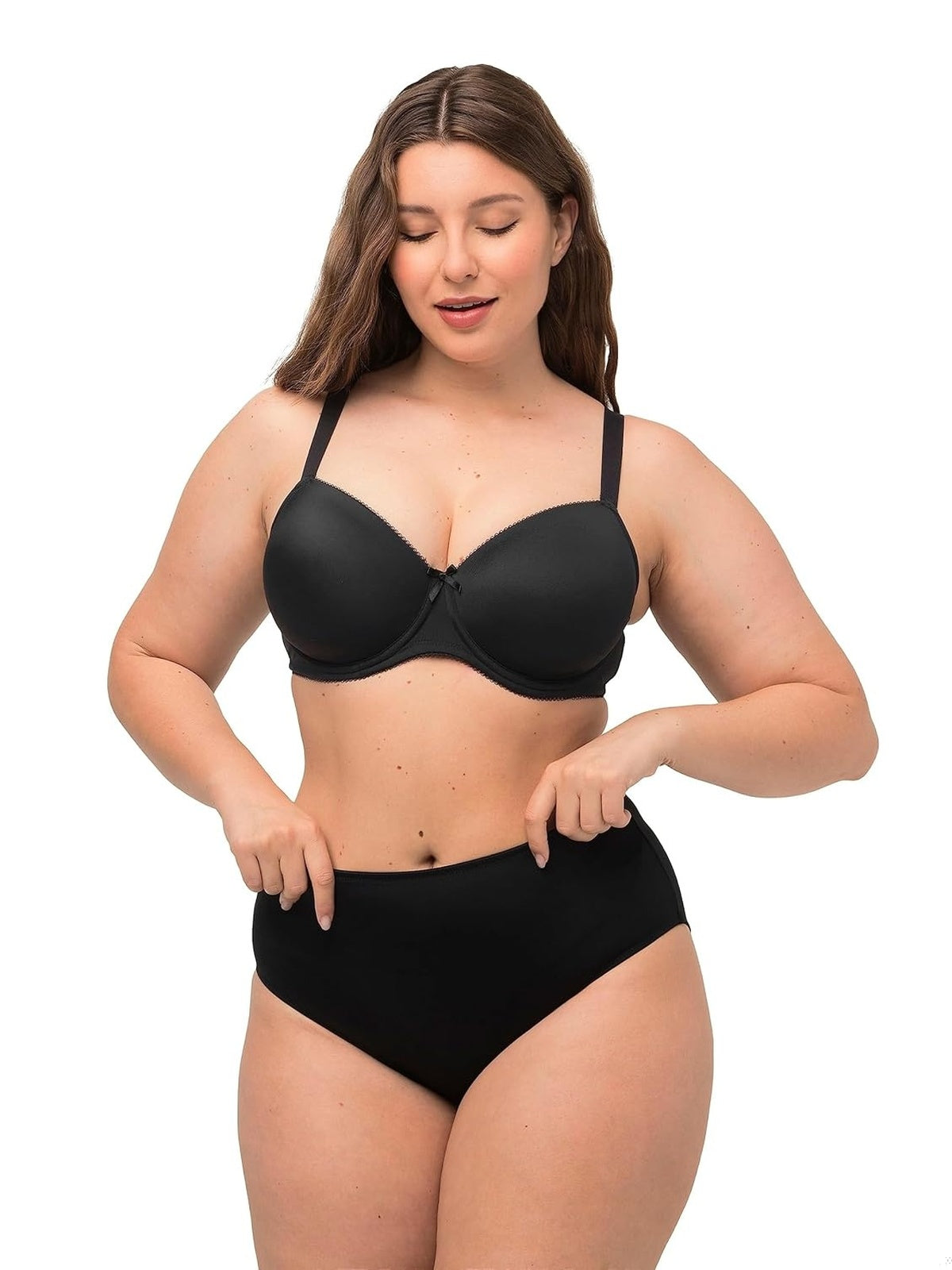 ULLA Popken Bluza cu maneca lunga albastru femei