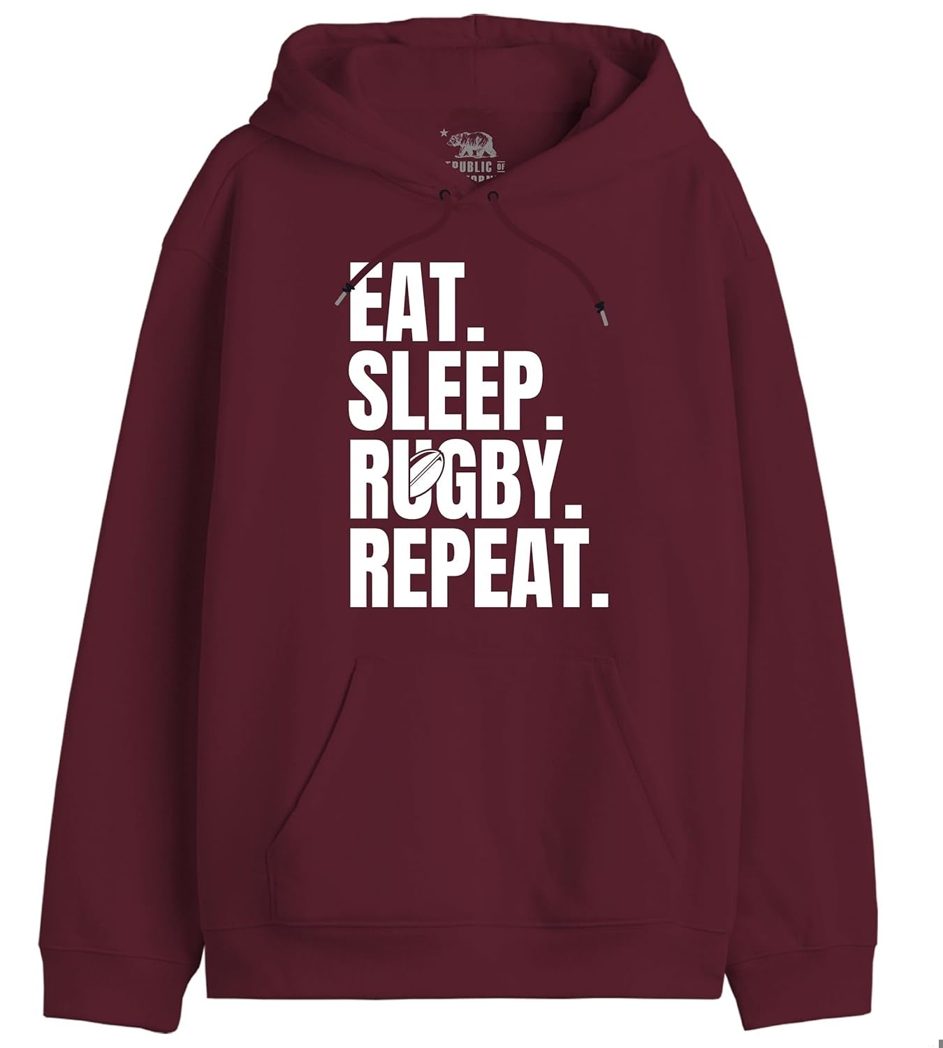 REPUBLIC OF CALIFORNIA Bluza sport Eat Sleep Rugby Repeat barbati