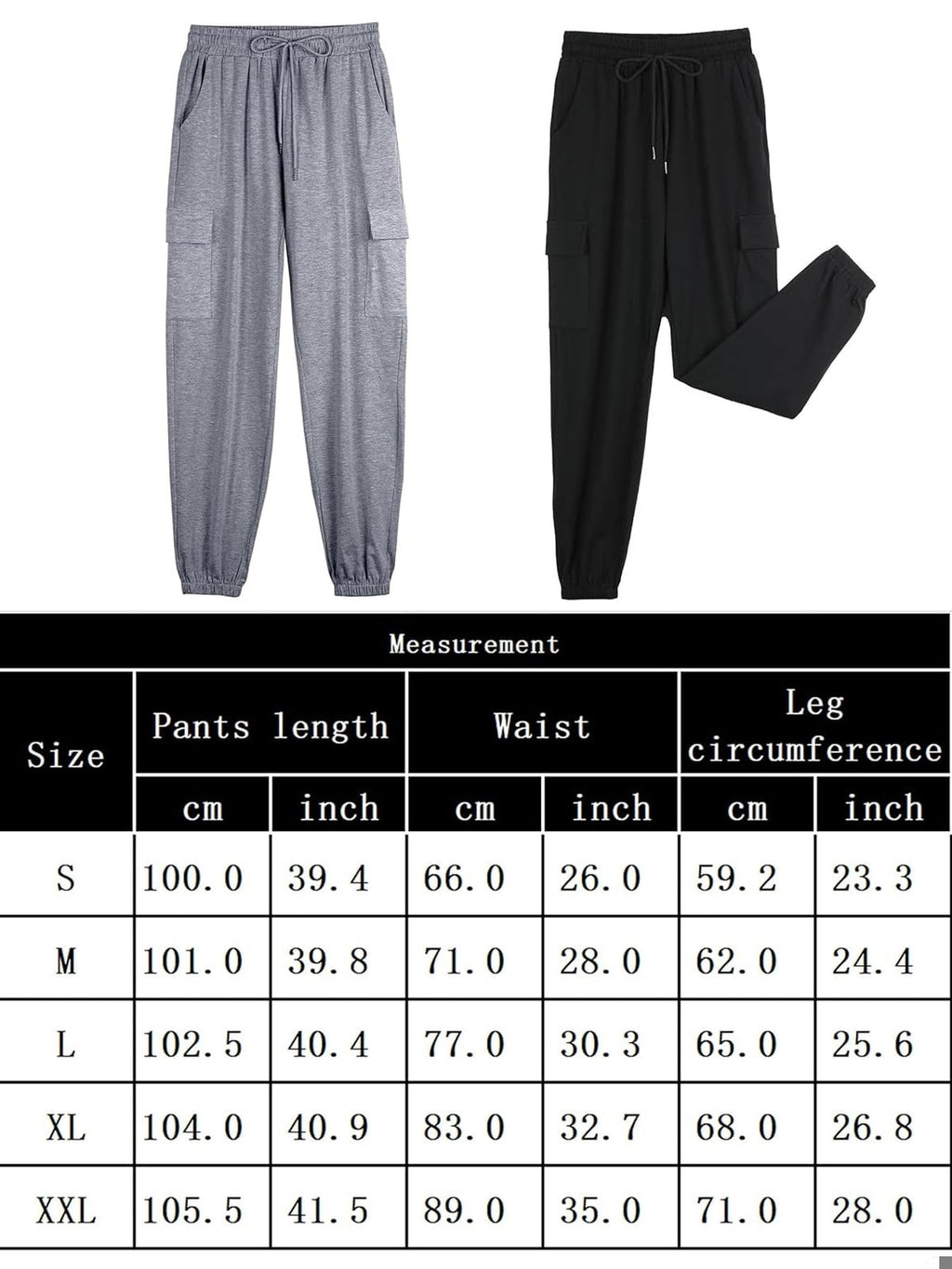 PANTALONI De trening femei Bresdk cu buzunare cargo negru