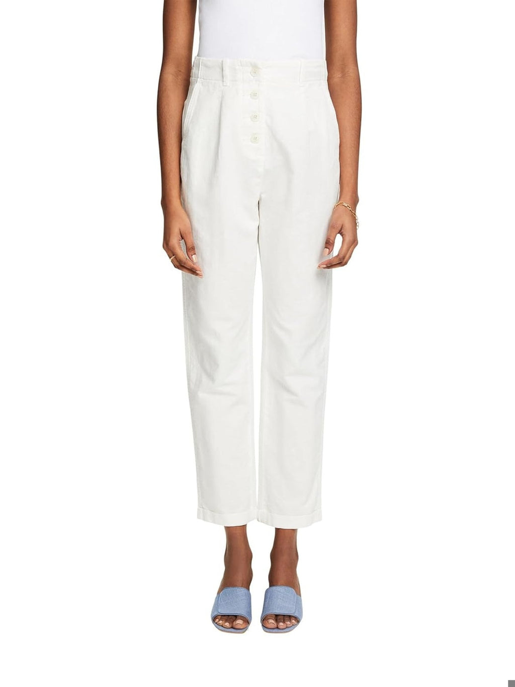 ESPRIT Pantaloni alb femei