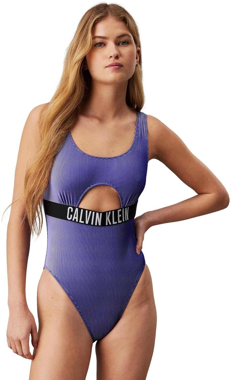 CALVIN KLEIN Costum de baie intreg cu decupaj femei