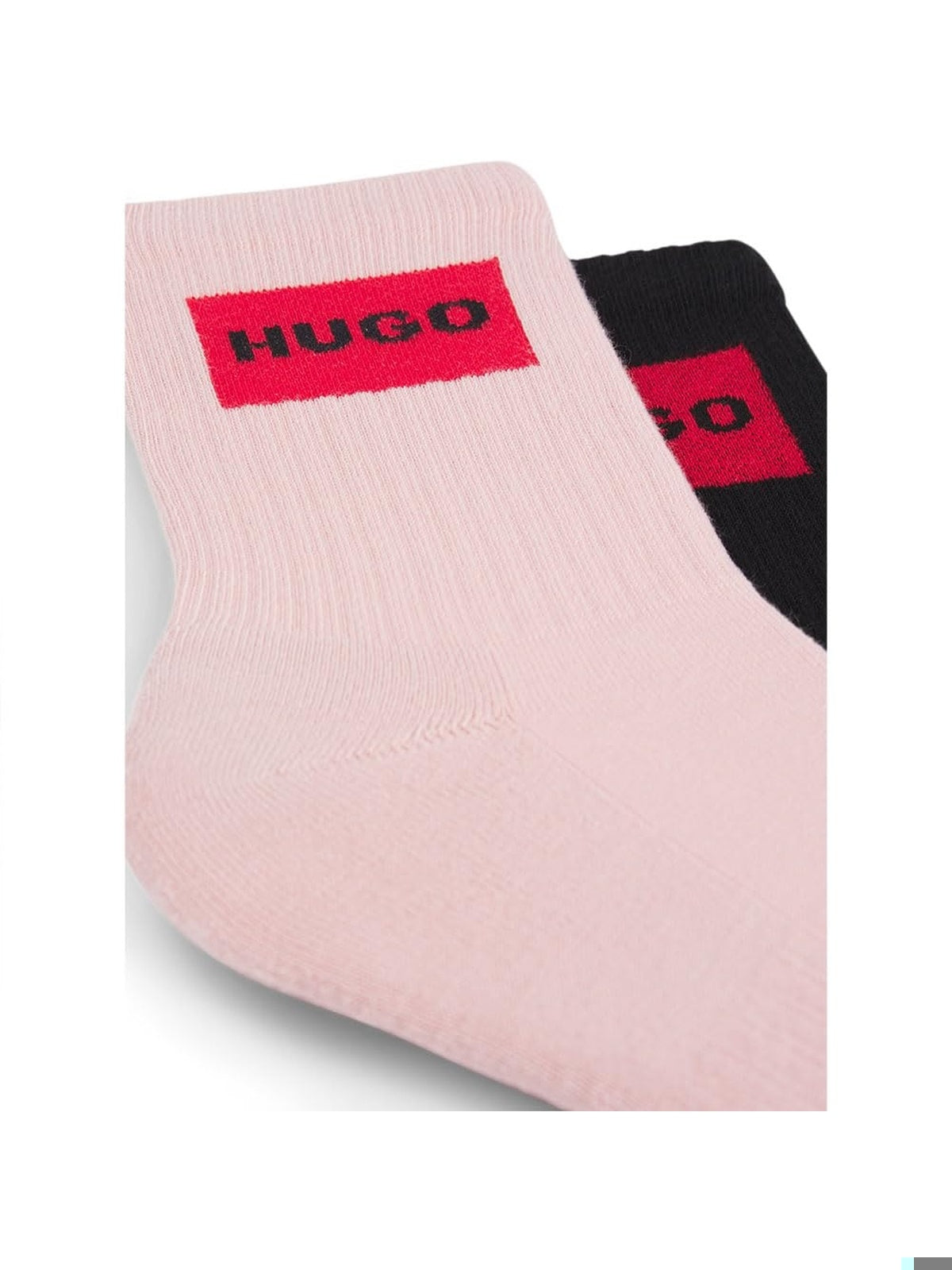 HUGO BOSS Sosete lungi Set 2 perechi negru/roz femei