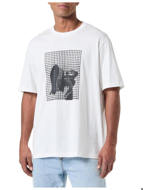 ARMANI Exchange Tricou cu imprimeu grafic croiala regulata barbati