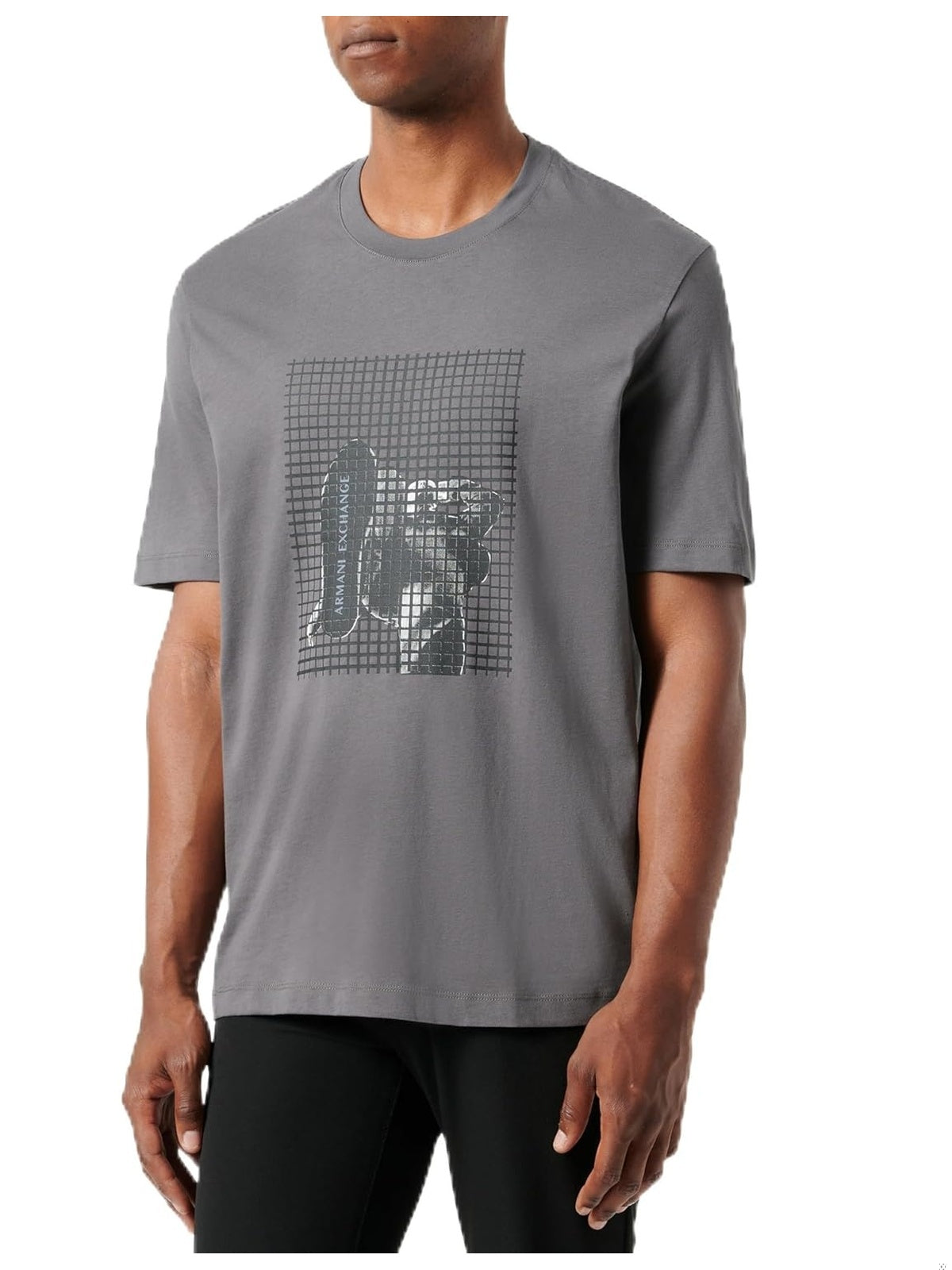 ARMANI Exchange Tricou cu imprimeu grafic croiala regulata barbati