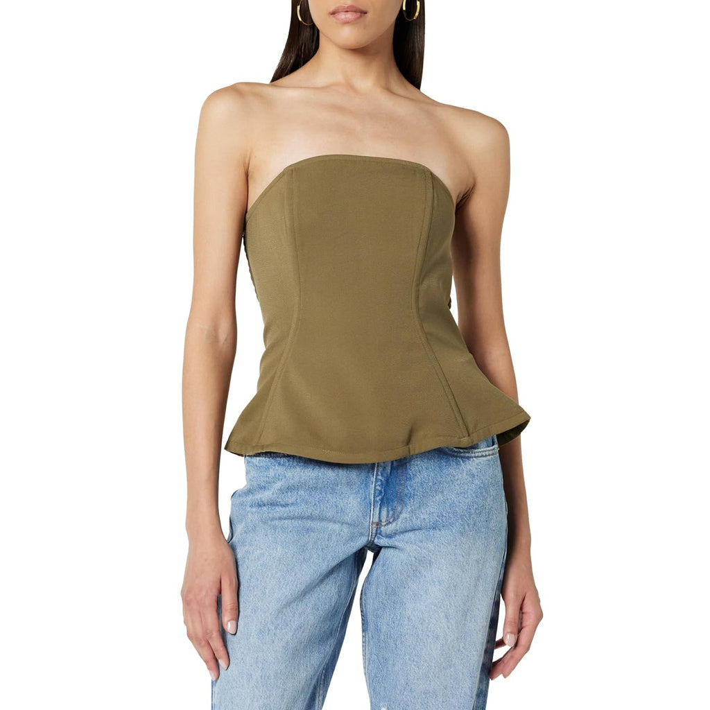 THE DROP Top corset Alejandra fara bretele femei