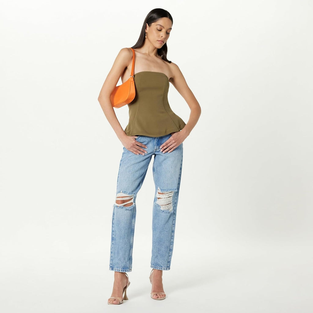 THE DROP Top corset Alejandra fara bretele femei