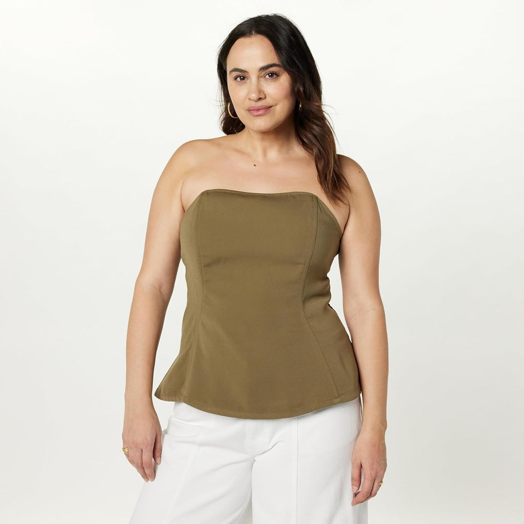 THE DROP Top corset Alejandra fara bretele femei