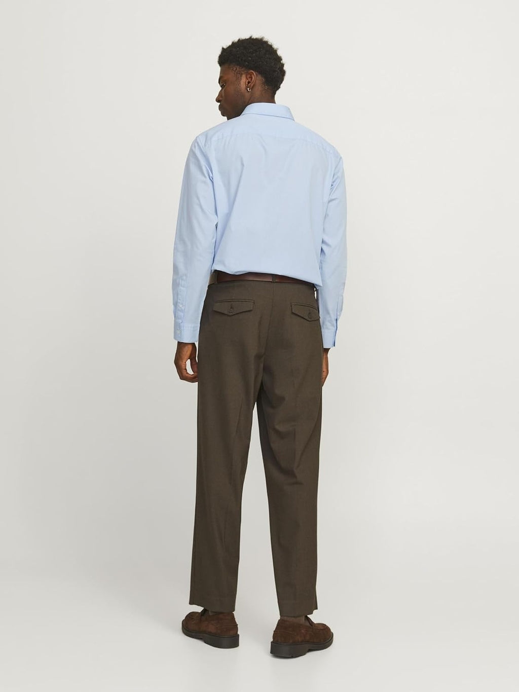 JACK & JONES Camasa casual cu maneca lunga bleu barbati