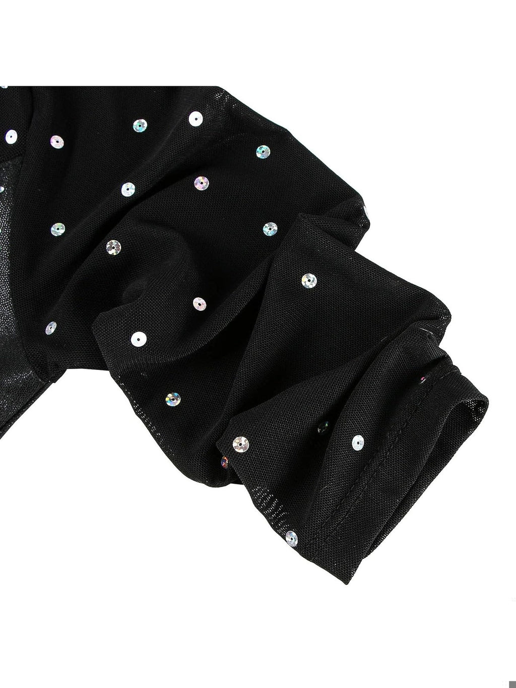 ZNYUNE Costum/body de fete pentru gimnastica maneci 3/4 negru