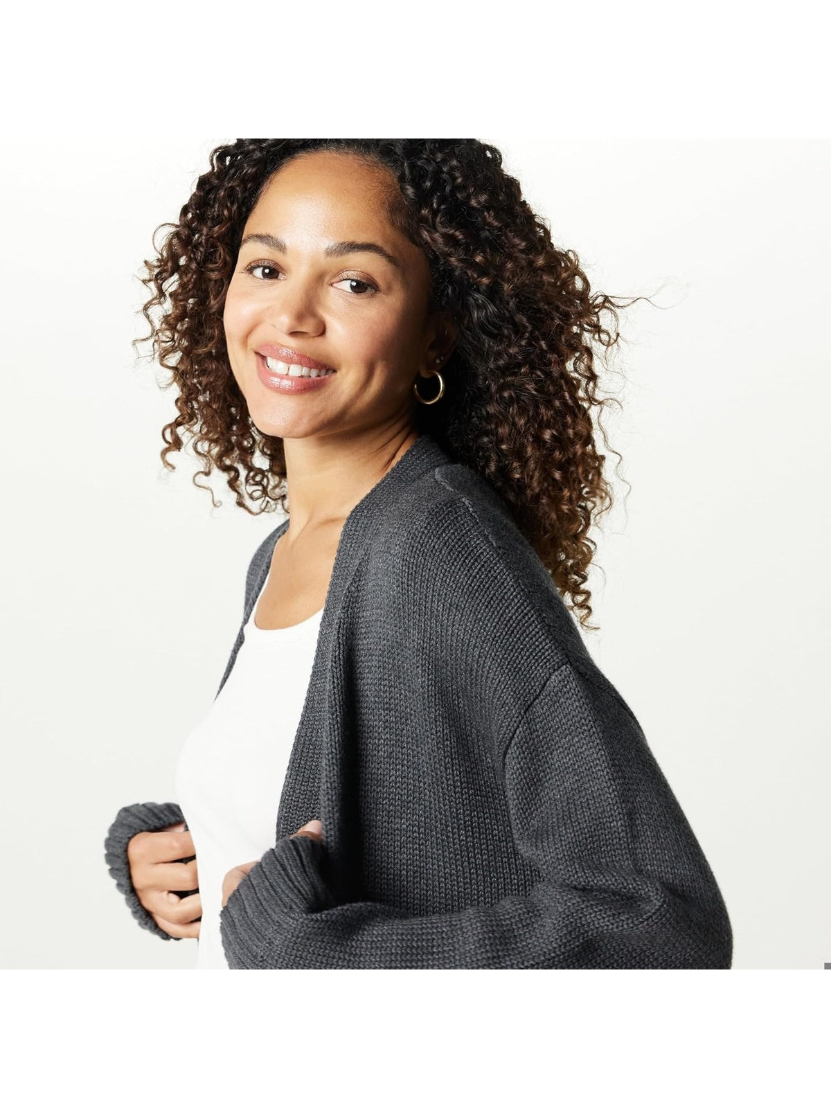 THE DROP Cardigan model oversize femei