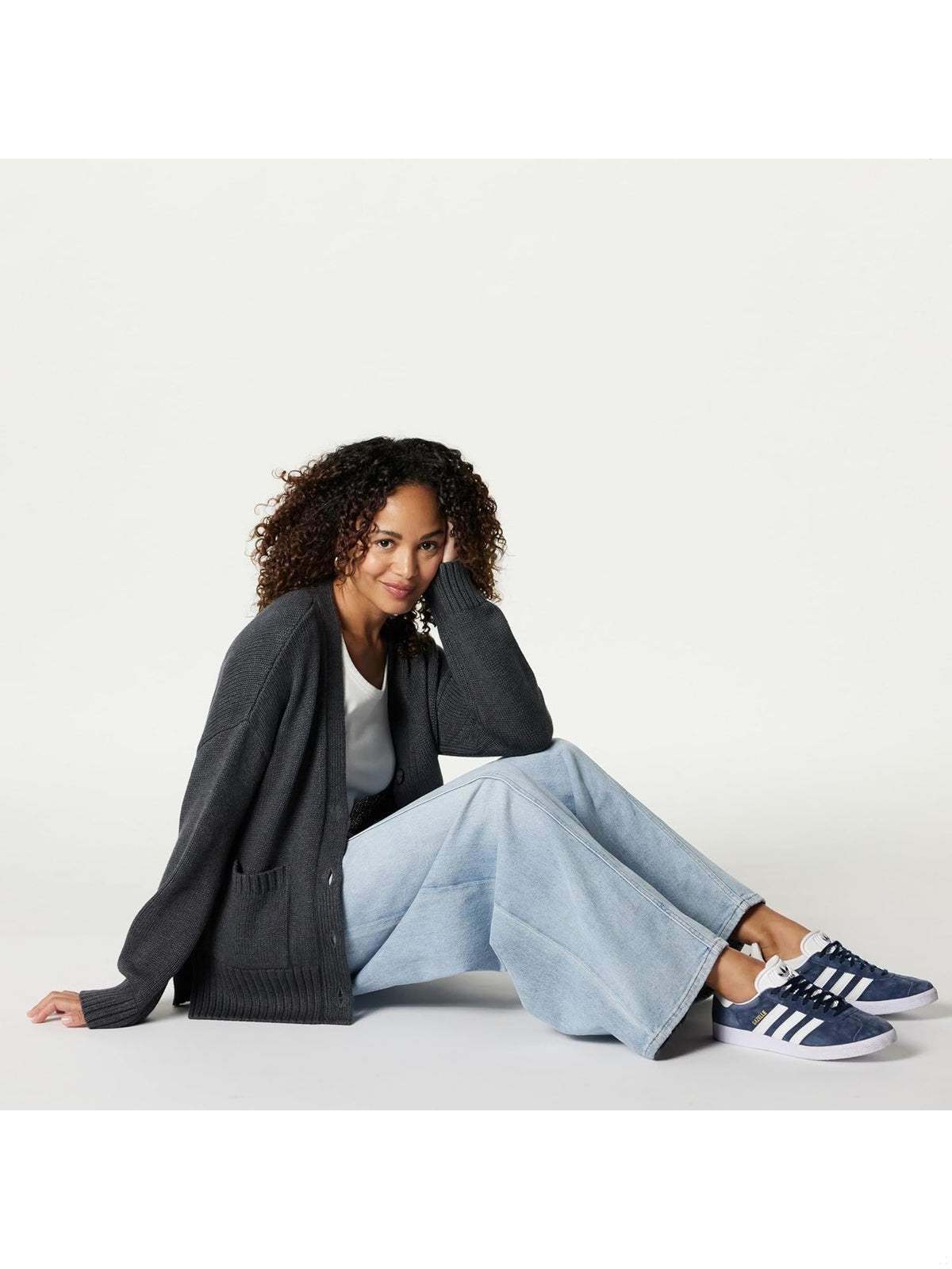 THE DROP Cardigan model oversize femei