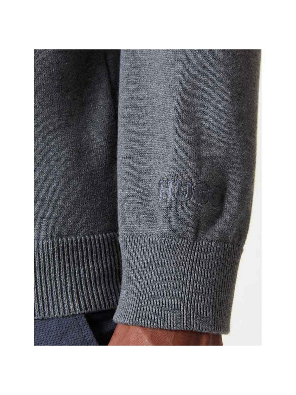 HUGO BOSS hugo Pulovar/Sweater gri barbati