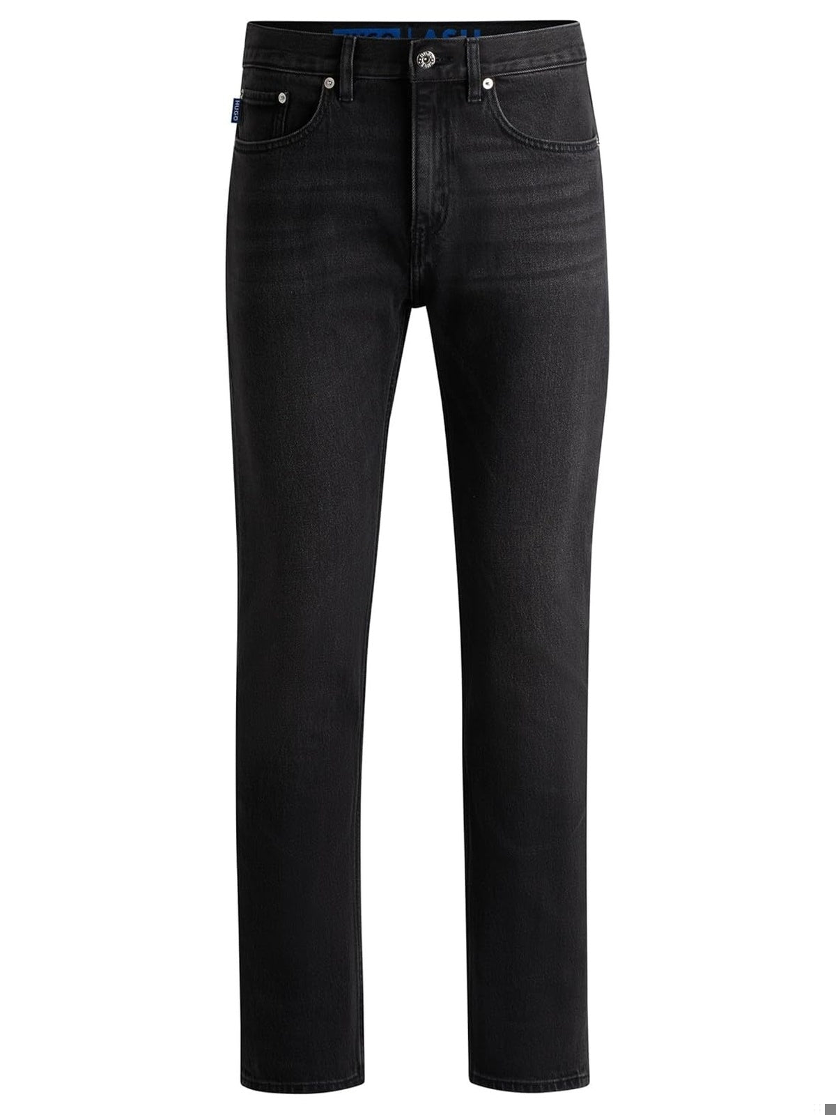 HUGO Blugi negru-cenusiu Slim Fit Elastici barbati