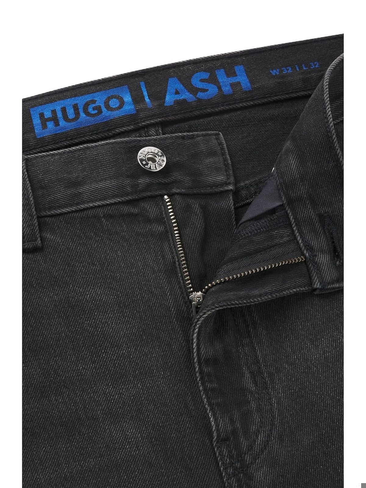 HUGO Blugi negru-cenusiu Slim Fit Elastici barbati