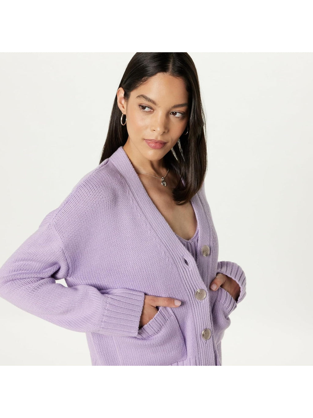 THE DROP Cardigan model oversize femei