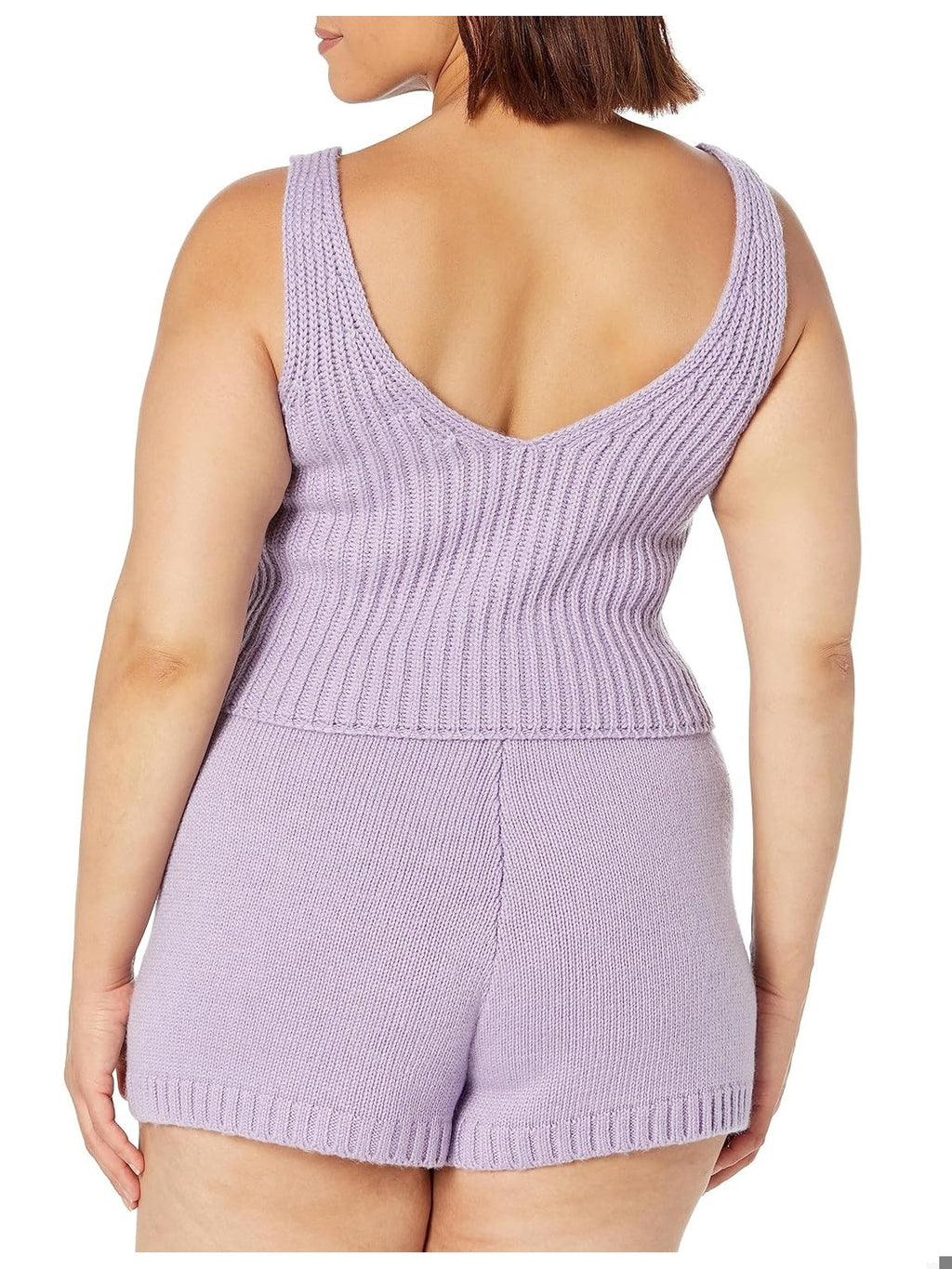 THE DROP Maieu Tricotat Cropped Sweater femei