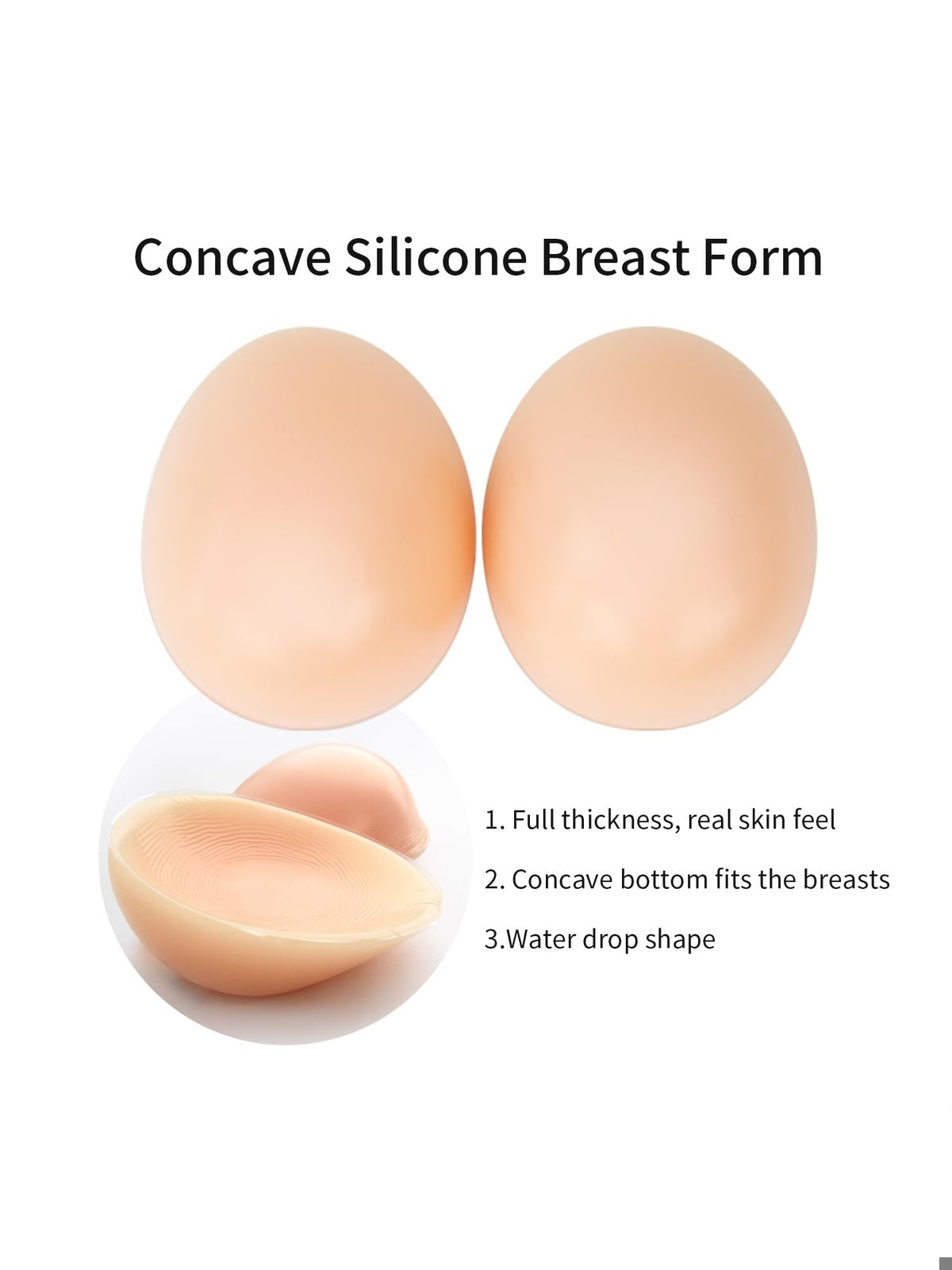 LERVANLA Sutien cu forma de san din silicon pentru travestiti mastectomie efect marire sani
