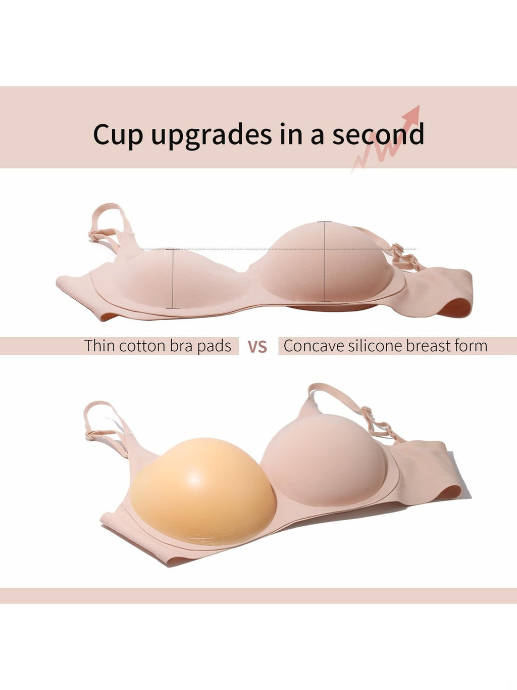LERVANLA Sutien cu forma de san din silicon pentru travestiti mastectomie efect marire sani