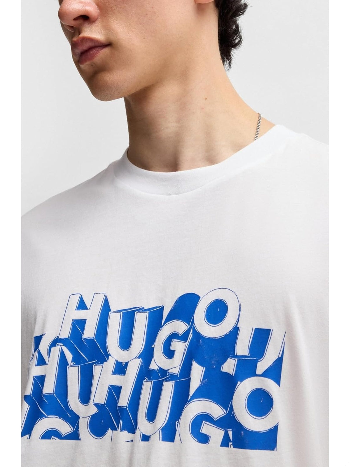 HUGO BOSS Nafralo Tricou Alb barbati