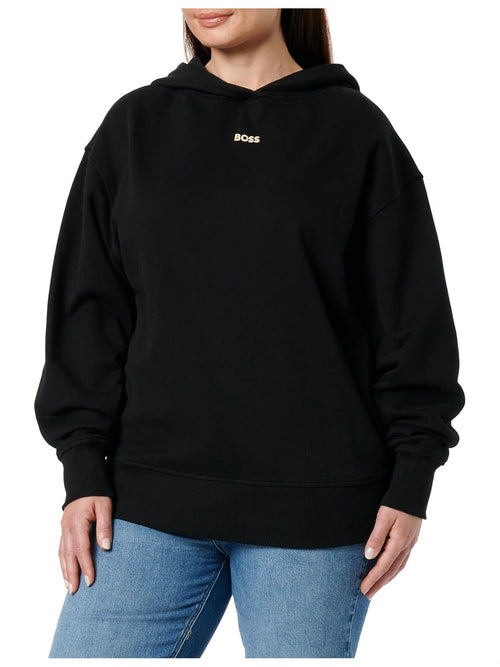 BOSS Hanorac Etea supradimenasionat Negru unisex