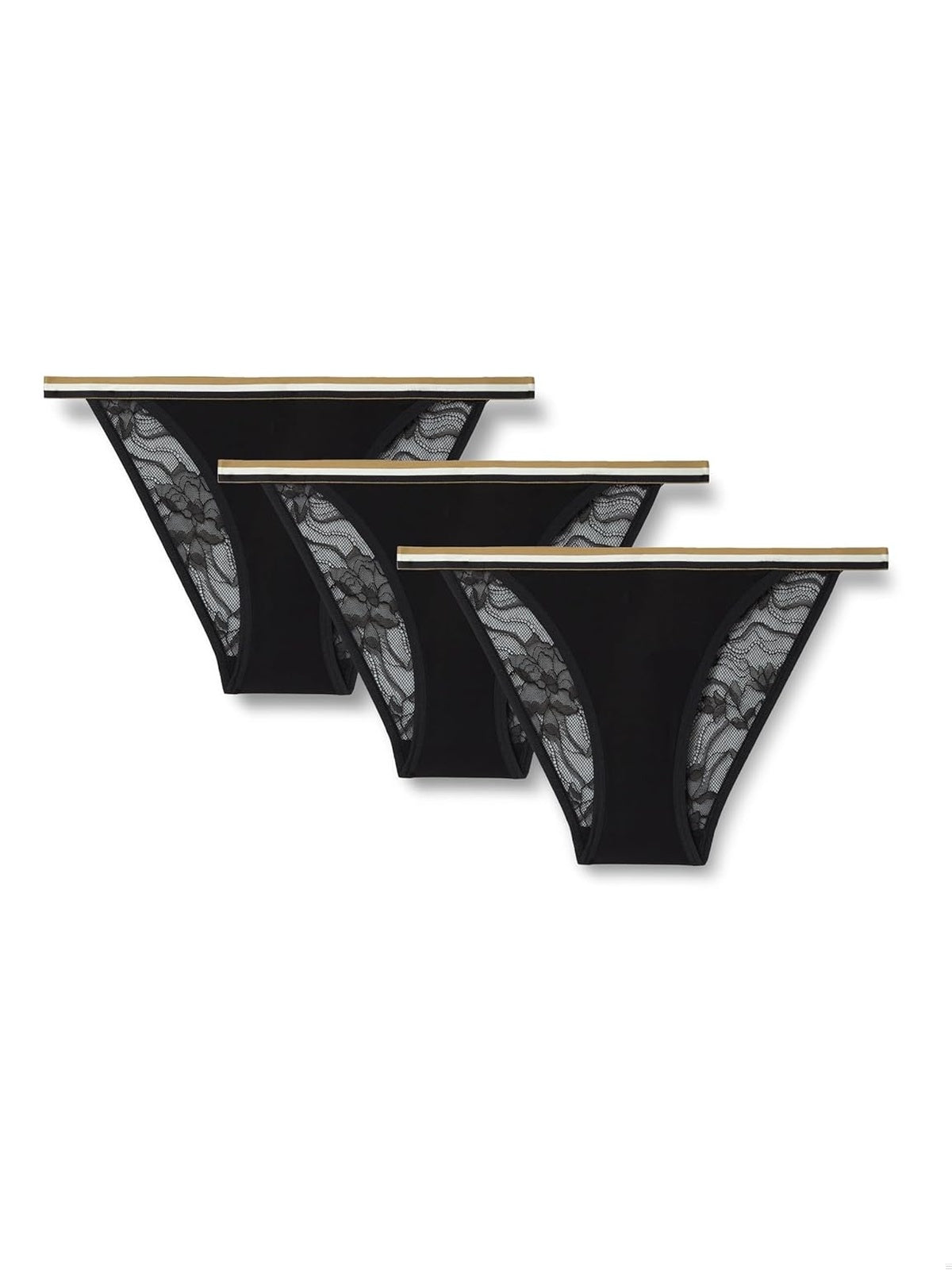 HUGO BOSS Set bucati chiloti dantela multicolor(alb/bej/negru) femei