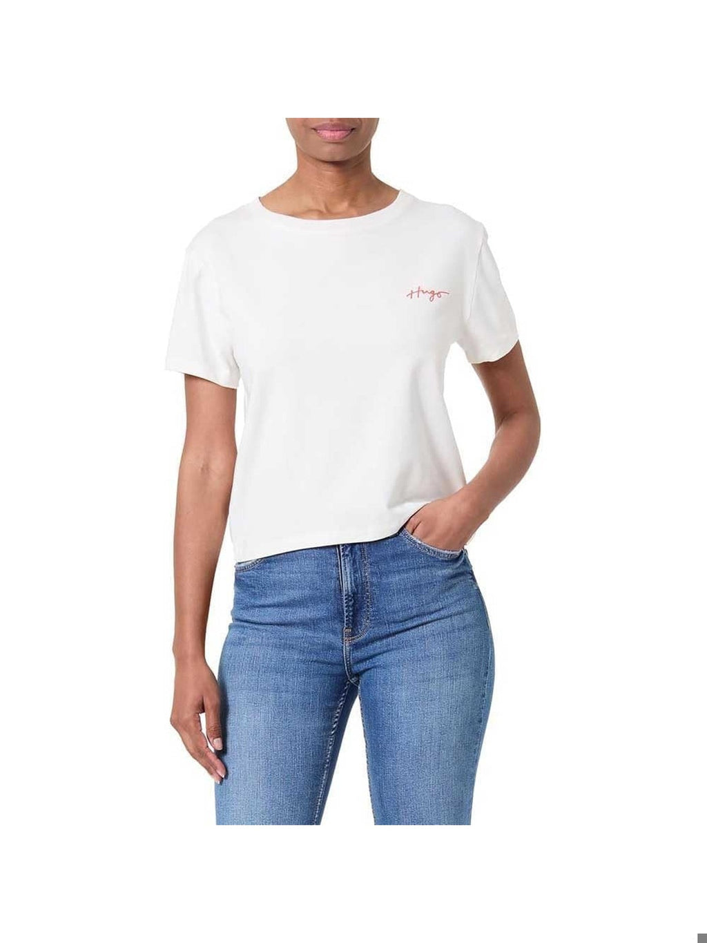 HUGO BOSS Nikka Tricou de pijama negru cu inima rosie femei