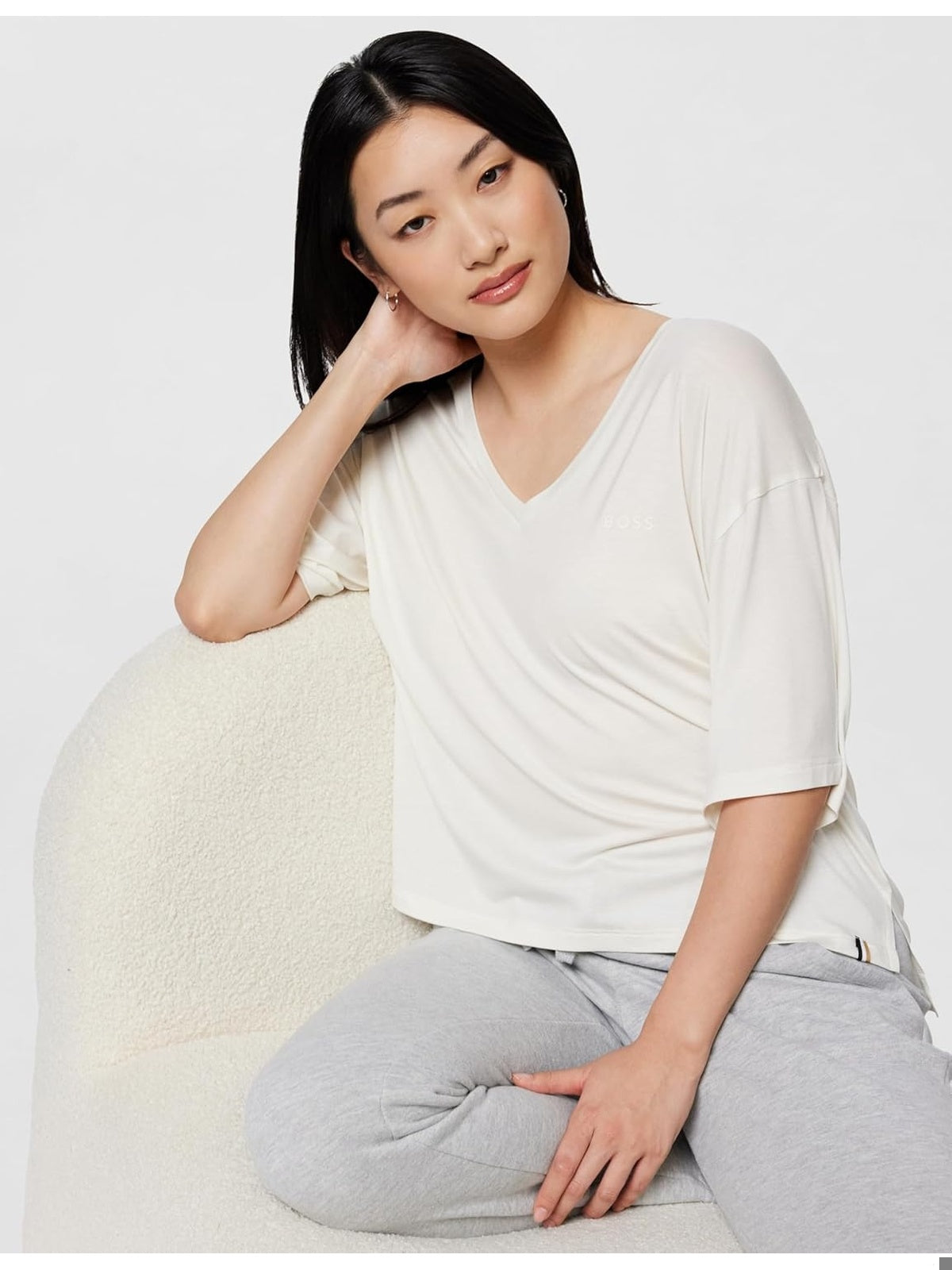 HUGO BOSS Tricou lejer aln femei