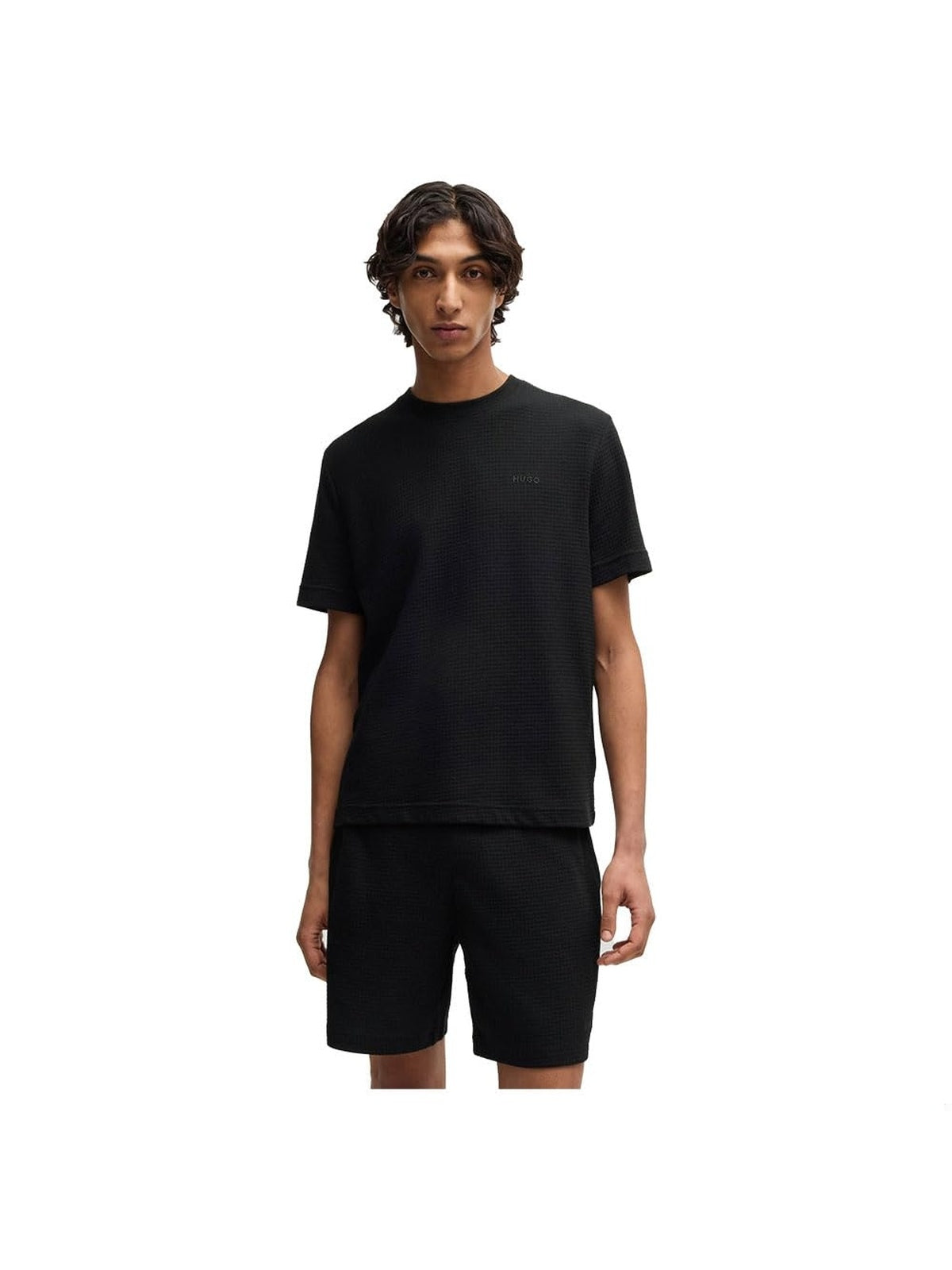 HUGO Lounge Austin Tricou negru barbati