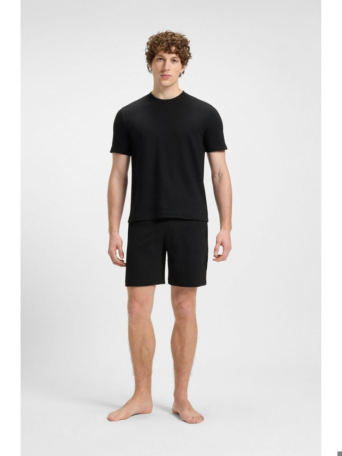 HUGO Lounge Austin Tricou negru barbati