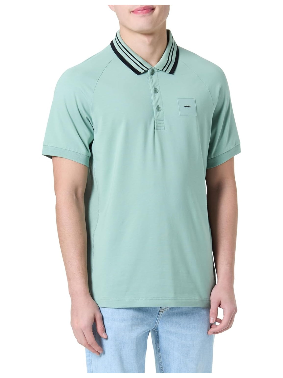 HUGO BOSS Tricou Polo cu maneca scurta verde-minty barbati