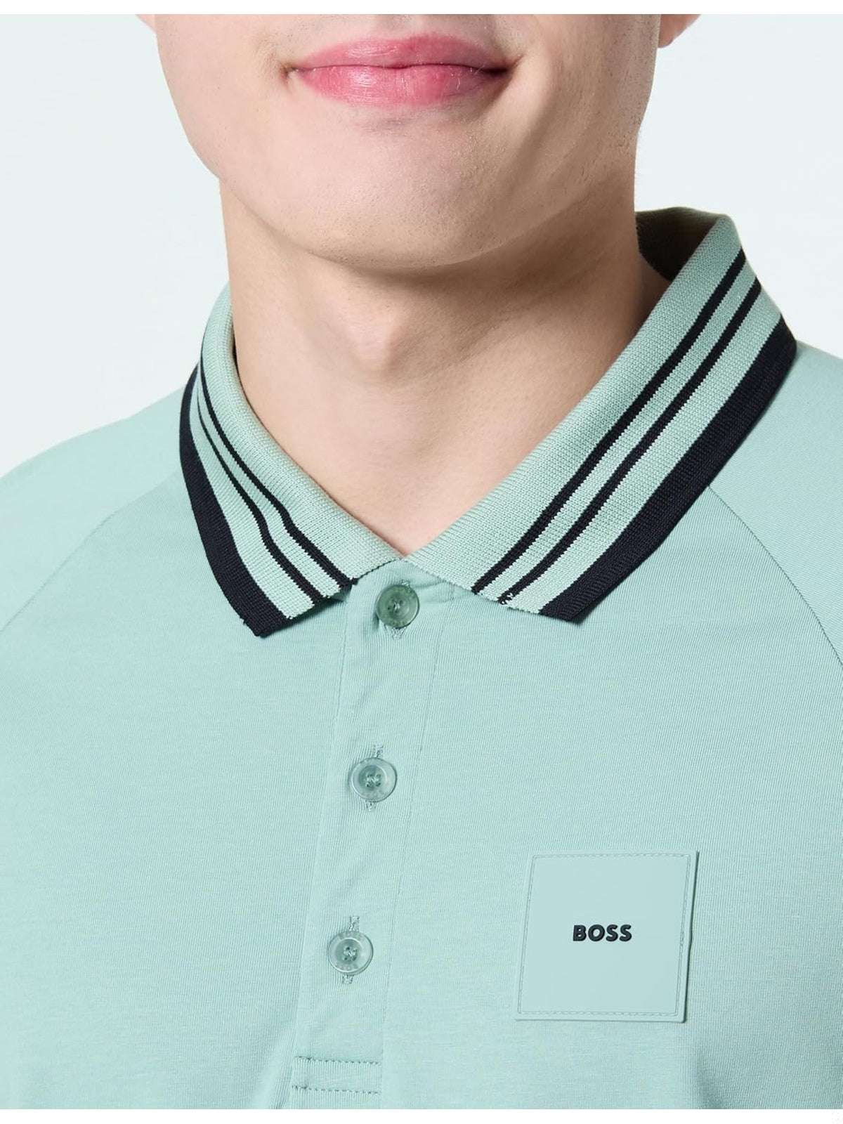 HUGO BOSS Tricou Polo cu maneca scurta verde-minty barbati