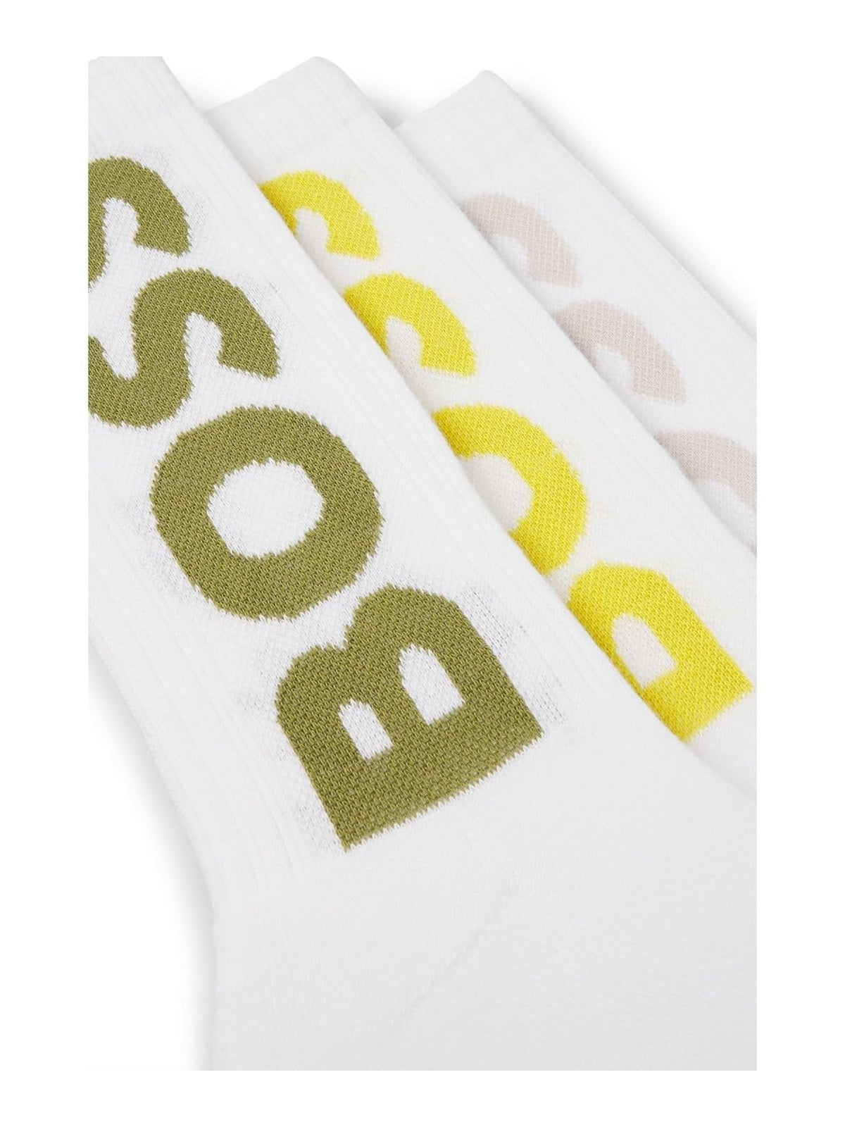 HUGO BOSS Sosete perechi cu inscris Boss multicolor (galben/olive/gri) barbati