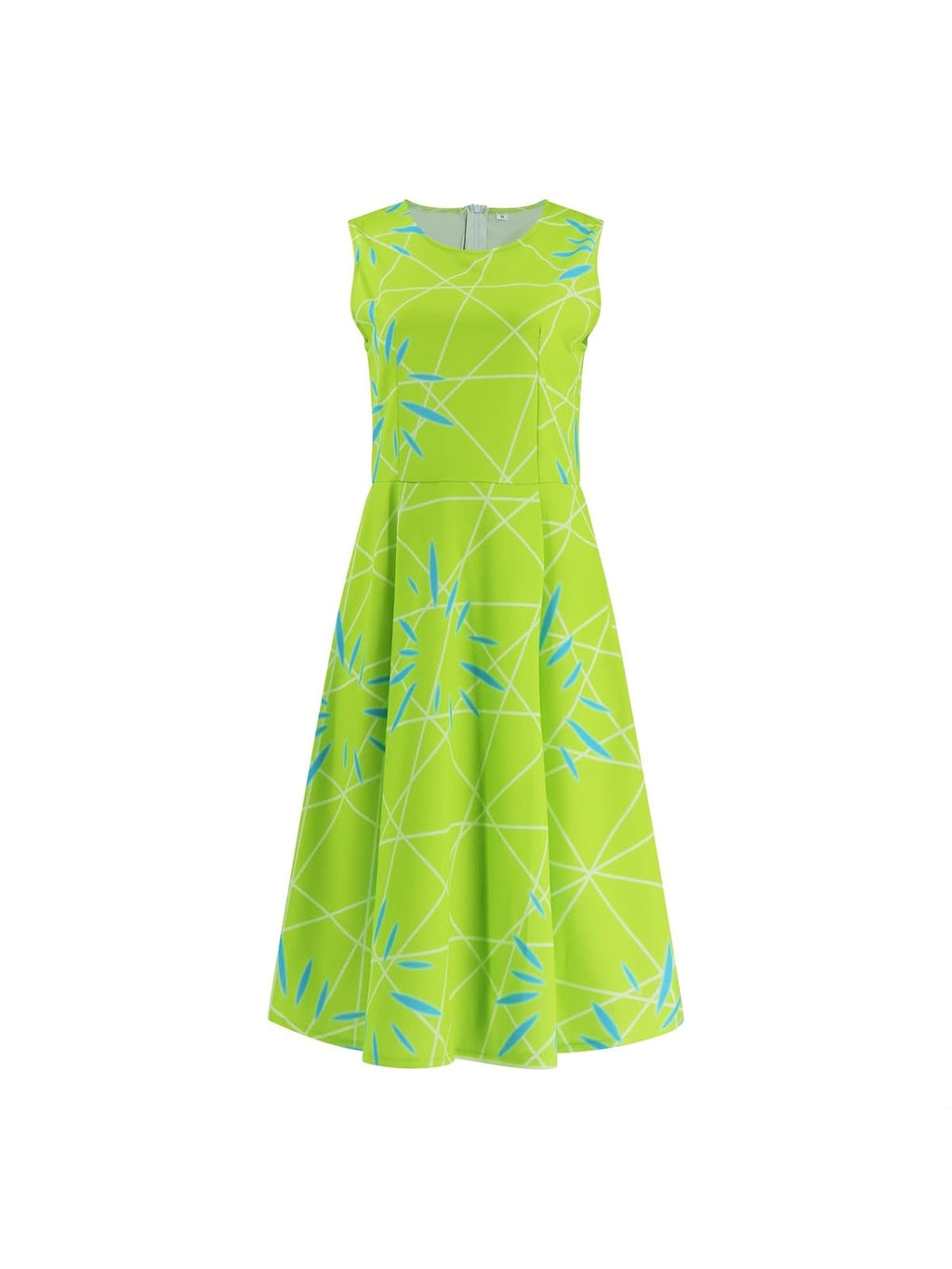 AYYOHON Joy Rochie femei verde - galben